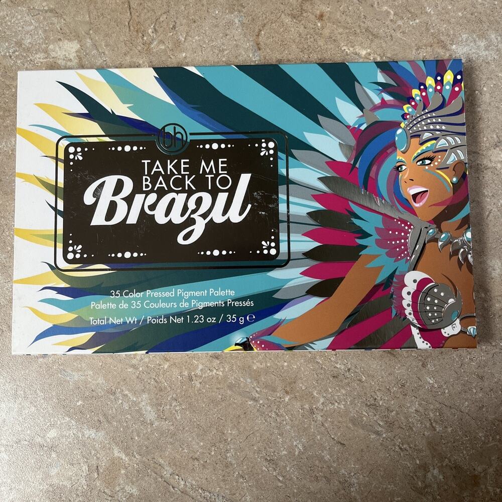 bh Cosmetics Eyeshadow Palette Take Me Back To Brazil 35 Color 1.23 Oz